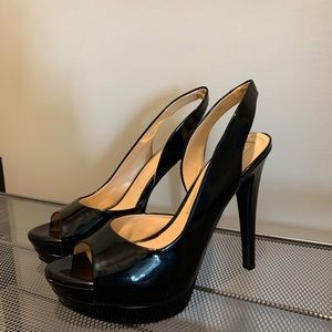 COPY - Jessica Simpson Black Slingback Heels